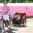 2-Seat Child Bike Trailer for Kids with a Strong Steel Frame, 5-Point Safety Harnesses, & Comfortable Seat, Orange-116989264