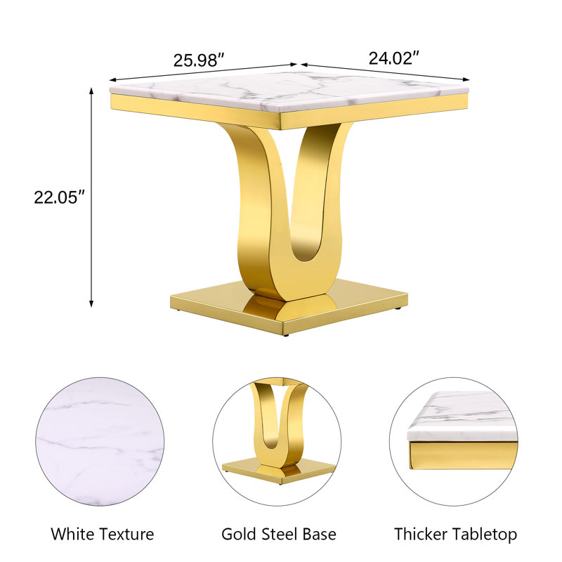 Ensemble de tables de bout