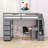 Heuss Kids Twin Loft Bed with Drawers-1005239313