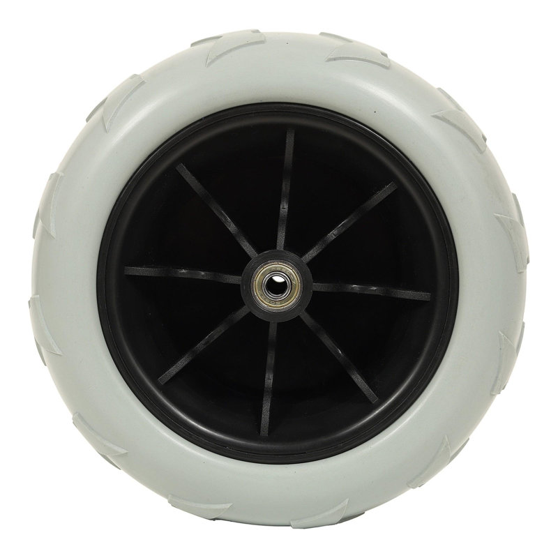 Chariot de pêche avec porte-canne et pneus, H 44,5 po x l 42,5 po x P 26 po