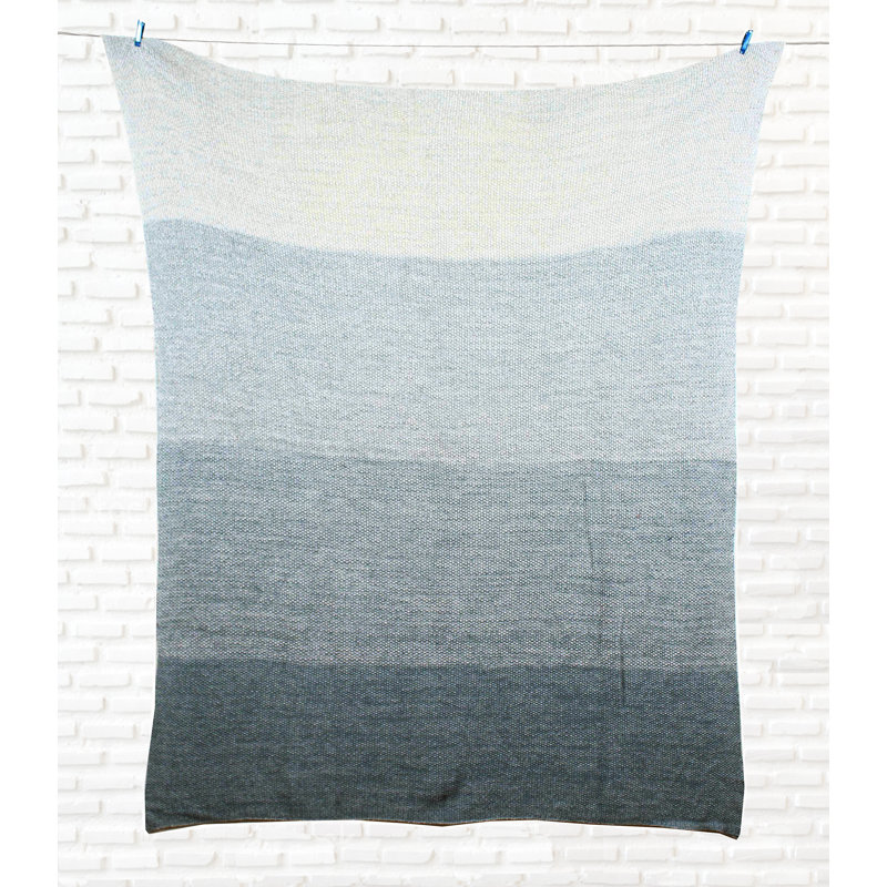 Jeté en coton doux , Sauge
