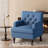 Luxury Tufted High Leg Armchair with Nailhead Trim and Plush Thick Padded Cushion-204435076