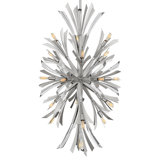 Vida 19 - Light Sputnik Sphere Chandelier with Crystal Accents
