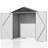 Outdoor Metal Storage Shed with Updated Frame Structure and Lockable Doors-97202365