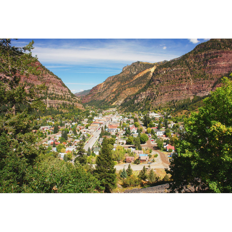 Ouray, Colorado - photographie sur toile tendue, H 24 po x l 36 po
