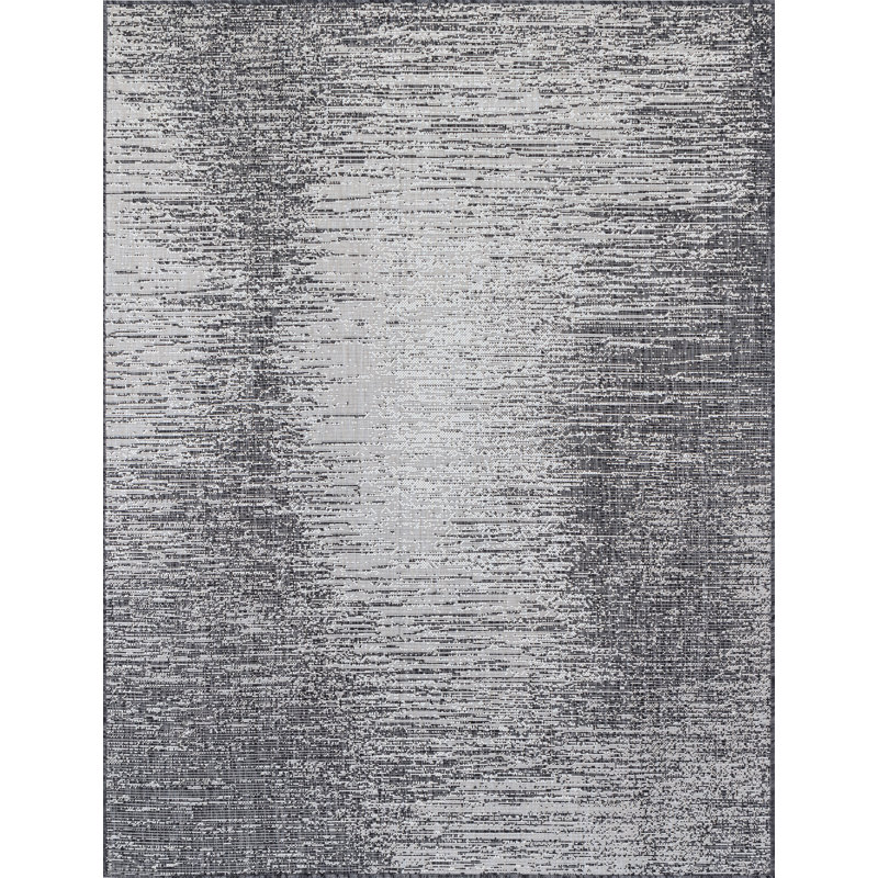 Kalos Indoor & Outdoor Boho Rug Ivory/Grey, Rectangle 160 x 213cm