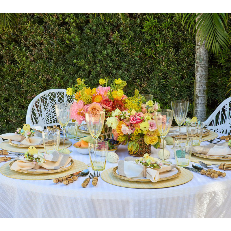 Herringbone Placemat, Cream