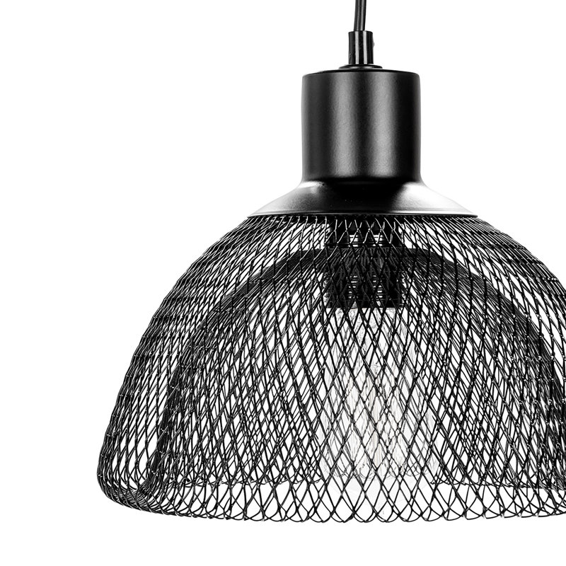 Gagliano 1 - Light Pendant, 15.6" H x 10" W x 10" D, Black