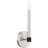 5.125in Brushed Nickel Wall Sconce: Modern Steel Base for Elegant Lighting
