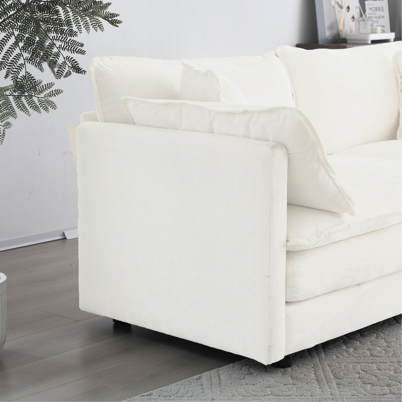 Ensemble de 2 chaises d'appoint, Blanc