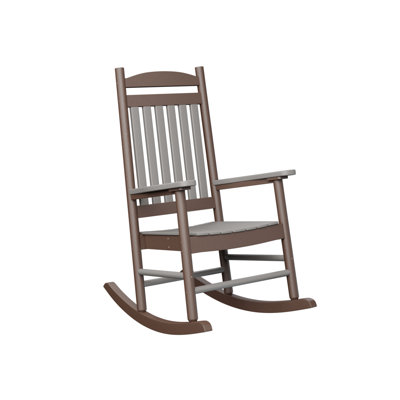 Casual Back Outdoor Rocker Chair