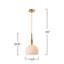 Kate - luminaire suspendu 1 lumière - laiton brossé avec abat-jour en verre nervuré blanc-489911512-478821340