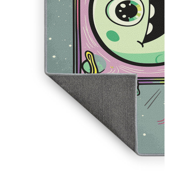 Tapis de vacances d'Halloween The Holiday Aisle®, Rectangle 4pi x 6 pi