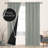 Deconovo 100 Percent Blackout with Liner Rod Pocket Curtain Panel Pair-75196900-75196899