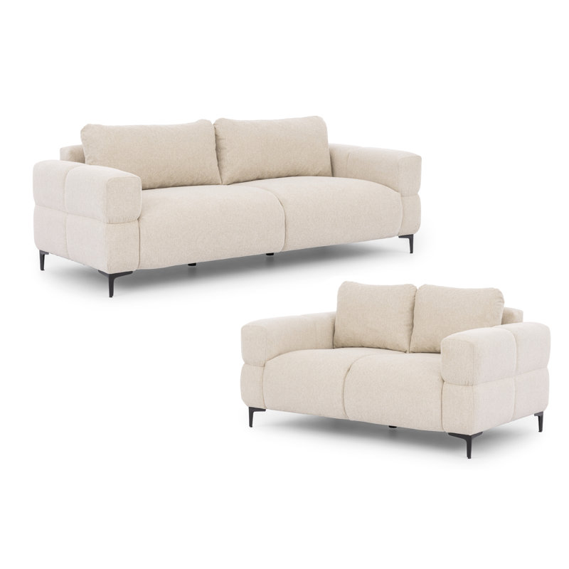 Cardea 2 - Piece Living Room Set, Beige