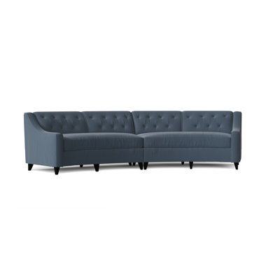 Charlotte Upholstered Curved Sectional Symmetrical