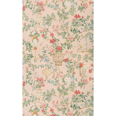 Summer Palace Jardin Fleuri 26.28' L x 53.54" W Wallpaper Roll