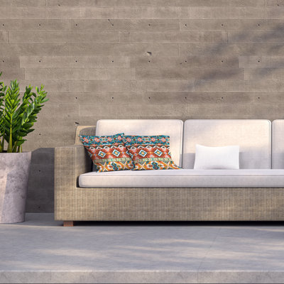 Indoor / Outdoor Patchwork Square Throw Cushion