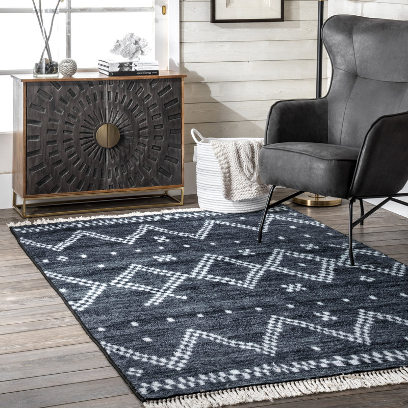 Lavina Moroccan Indoor Rug, Rectangle 6'7" x 9'