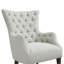Fauteuil à oreilles capitonné-919124840