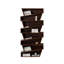 Bibliothèque standard en bois massif Nut-Brown-118733367