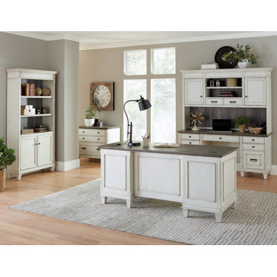 Django Credenza Desk with Power Outlet