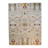Graphic One-of-a-Kind 8' X 10' Hand Knotted Area Rug