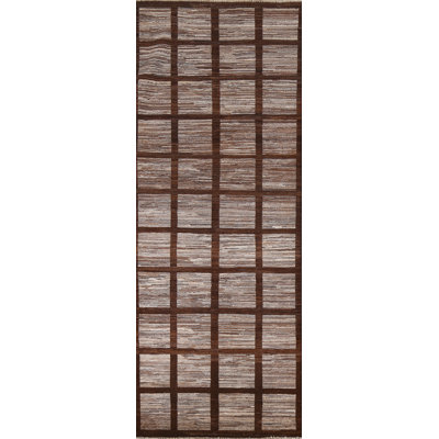Tapis à carreaux Gabbeh 3 x 10