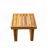 Acacia Wood Outdoor Lounge Chair with Ottoman-915433855
