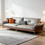 Canapé modulaire en cuir véritable couleur de l'image-129490146