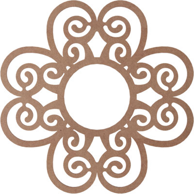 Cohen Wood Fretwork Pierced Ceiling Medallion