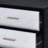 Myles Black,Silver & Gold Finish Dresser
