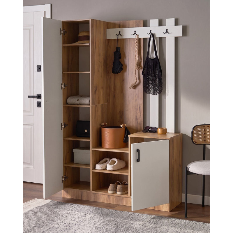 111 cm W Hallway Set with Shoe Storage