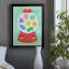 Gumball Shapes - Peinture sur toile encadrée-1034293409-1034293412