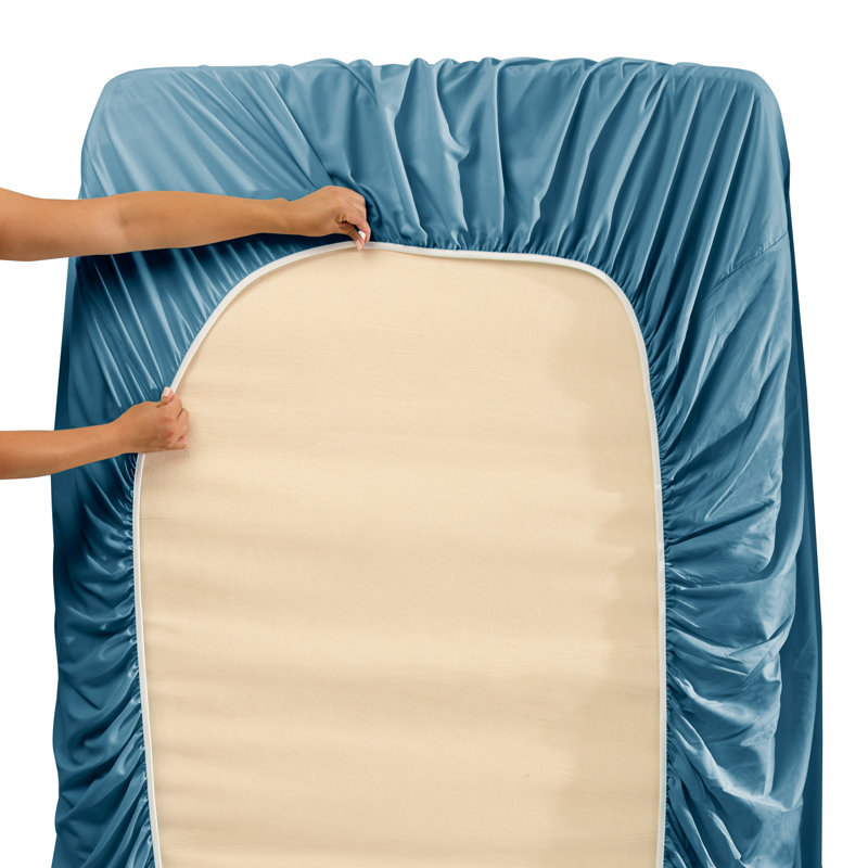 King Blue Heaven Microfiber Deep Pocket Sheet Set