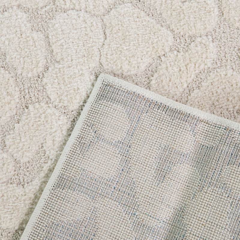 Franquelo Cream Global Animal Print Area Rug, 5'3" x 7'