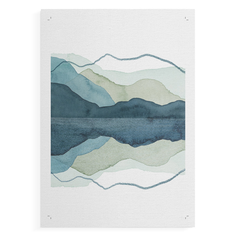 Ensemble de glaçons I - impression sur toile seulement - non encadrée, H 18 po x l 12 po