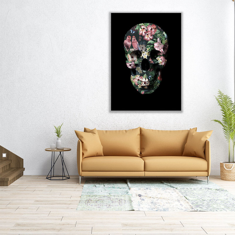 «Tropic Skull», reproduction d'art sur toile, H 48 po x l 36 po