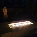 Latitude Run® Clyne 15.5'' H x 56'' W MGO Concrete Propane Outdoor Fire ...