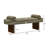  Brooke Contemporary Upholstered Bench, Green-597635317