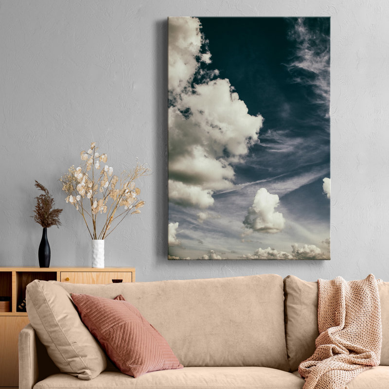 Reproduction de photo sur toile tendue the clouds over, H 27 po x l 18 po x P 1 po