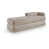 Tissu chenille beige