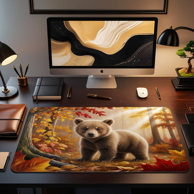 Polyester Desk Pad, 31.5x15.5