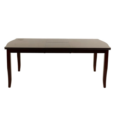 1Pc Dining Table With Built In Leaf Dining Room Furniture Modern Kitchen Table