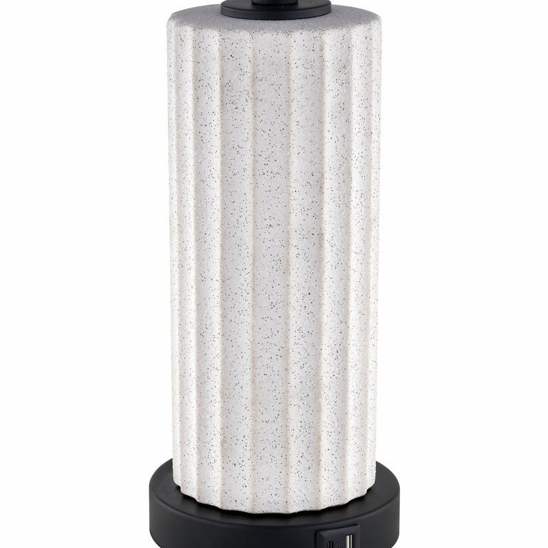 Yorleni Ceramic USB Table Lamp Set