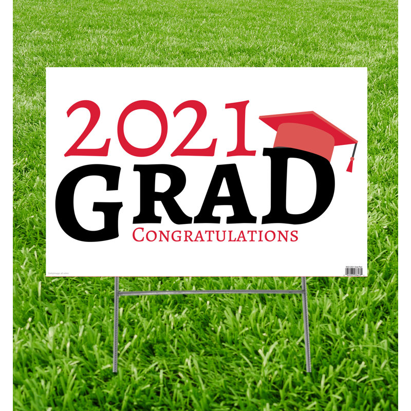 Enseigne de jardin 2021 Grad Bleu, Rouge