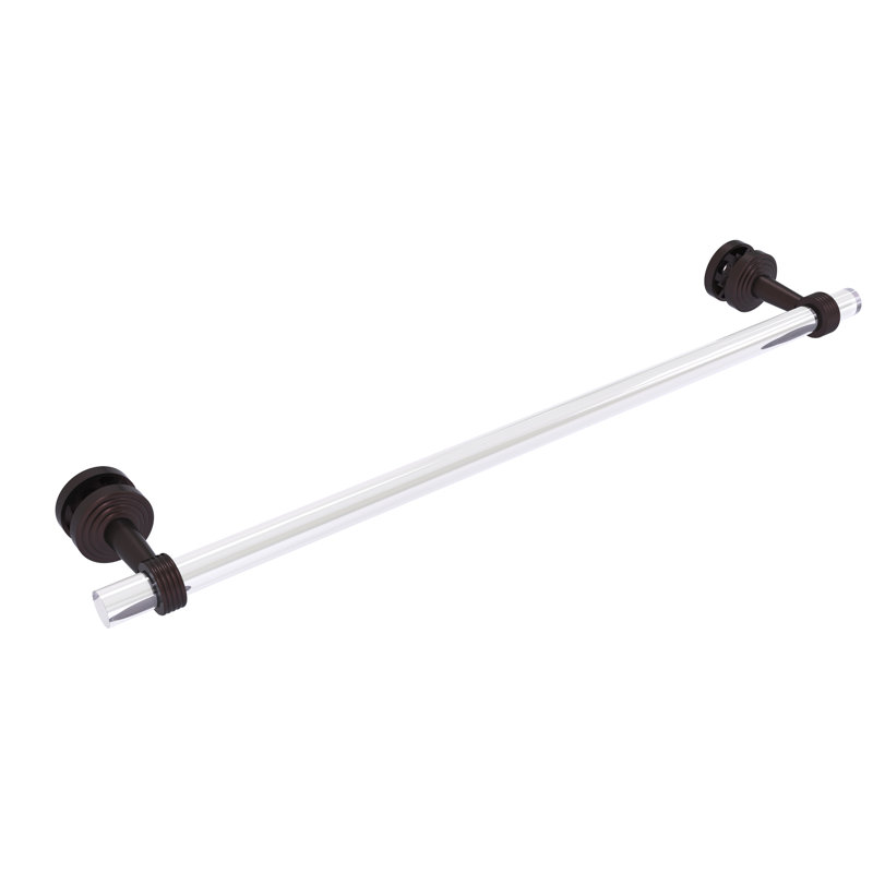 Barre à serviettes 28 po pour porte de douche en verre Pacific Beach, Bronze antique