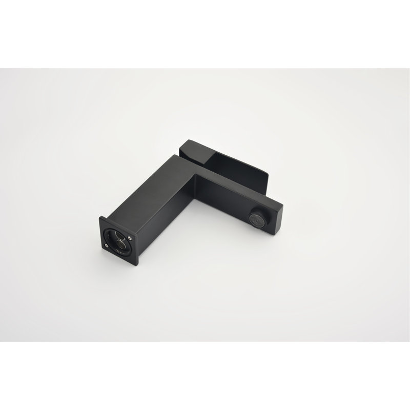 Single Handle Bathroom Sink Faucet With Pop - Up Drain  Overflow , Matte Black, Bubble Packed Water Flow And Rust Retarding Finish