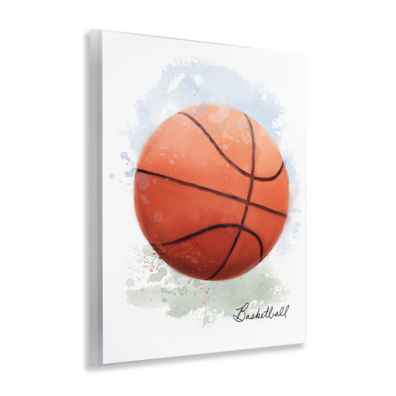 Plaque de basketball pastel doux, design par Matthew Piotrowicz