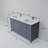 Jacques 60 in. W x 22 in. D Double Bath Vanity, and 58 in. Mirror-37292118-90700944